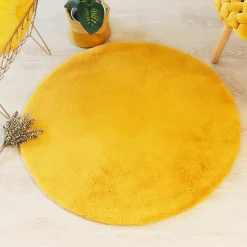 Tapis four extra doux ocre D 80