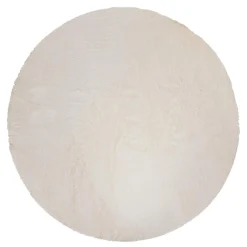 Tapis fourrure Couka Blanc