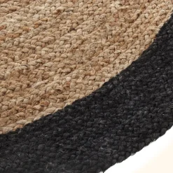 Tapis jute noir - Mood D120