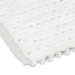 Tapis Épais Uni 50 x 120 cm Blanc