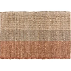 Tapis rectangulaire Terracotta Karan