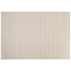 Tapis rectangulaire 200x290cm laine texturée nuances de beige SACHA