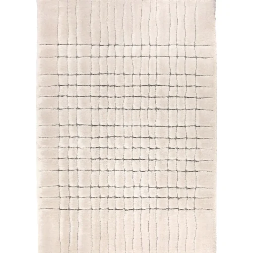 Tapis recycl� Antonio Neige 160 x 230 x 2