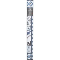 Tapis Vinyle Mosaïque bleu Boîte 50x75