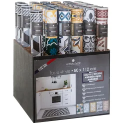 Tapis Vinyle Mosaïque bleuBoîte 50x112