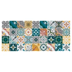 Tapis Vinyle Mosaïque multicolore Boîte 50x112