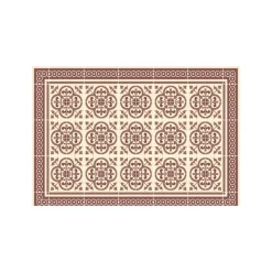Tapis Vinyle Mosaïque ocre Boîte 50x75