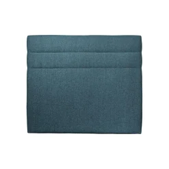 Tete de lit Lignes Bouclette Bleue