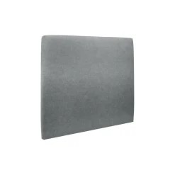 Tete de lit Tapissee Tissu Gris anthracite rembourre