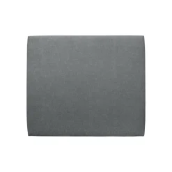 Tete de lit Tapissee Tissu Gris anthracite rembourre