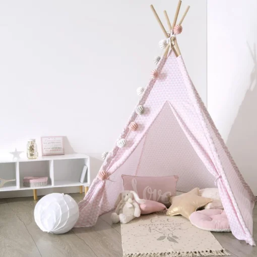 Tipi décoration rose H160