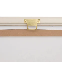 Toile 3D Beryl blanc doré