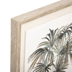 Toile Imprimé et Cadre et Foile Arbre bananier 40 x 50