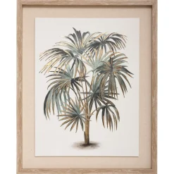 Toile Imprimé et Cadre et Foile Arbre bananier 40 x 50