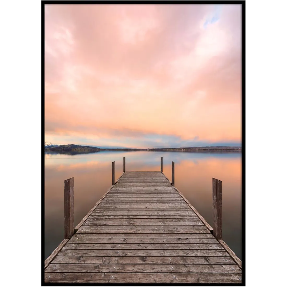 Toile imprimée Bianca 50x70cm Ponton