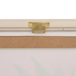 Toile imprimée encadrée Claudia vert