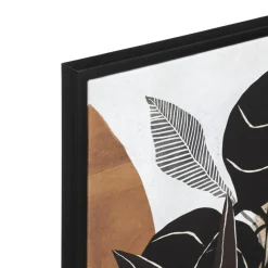 Toile imprimée encadrée flocon