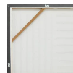 Toile peinte encadrée Roshan vert