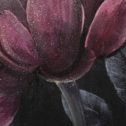 Toile Peinture avec Cadre Fleurs