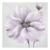 Toile Peinture Fleurs violet 48 x 48 cm