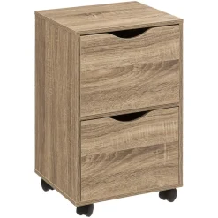 Tour 2 Tiroirs Roulettes Nat