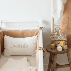 Tour de lit en gaze de coton CAMEL