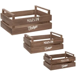 trio cagettes en bois