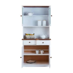 Vaisselier 4 portes en Pin massif