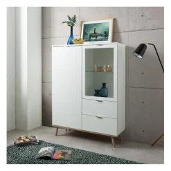 Vaisselier avec 2 Portes et 2 Tiroirs COPENHAGUE