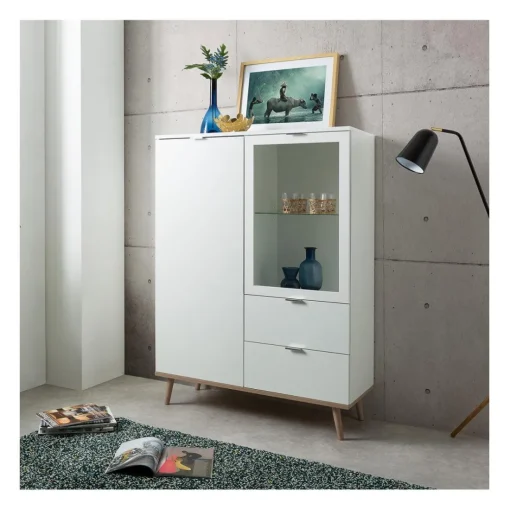 Vaisselier avec 2 Portes et 2 Tiroirs COPENHAGUE