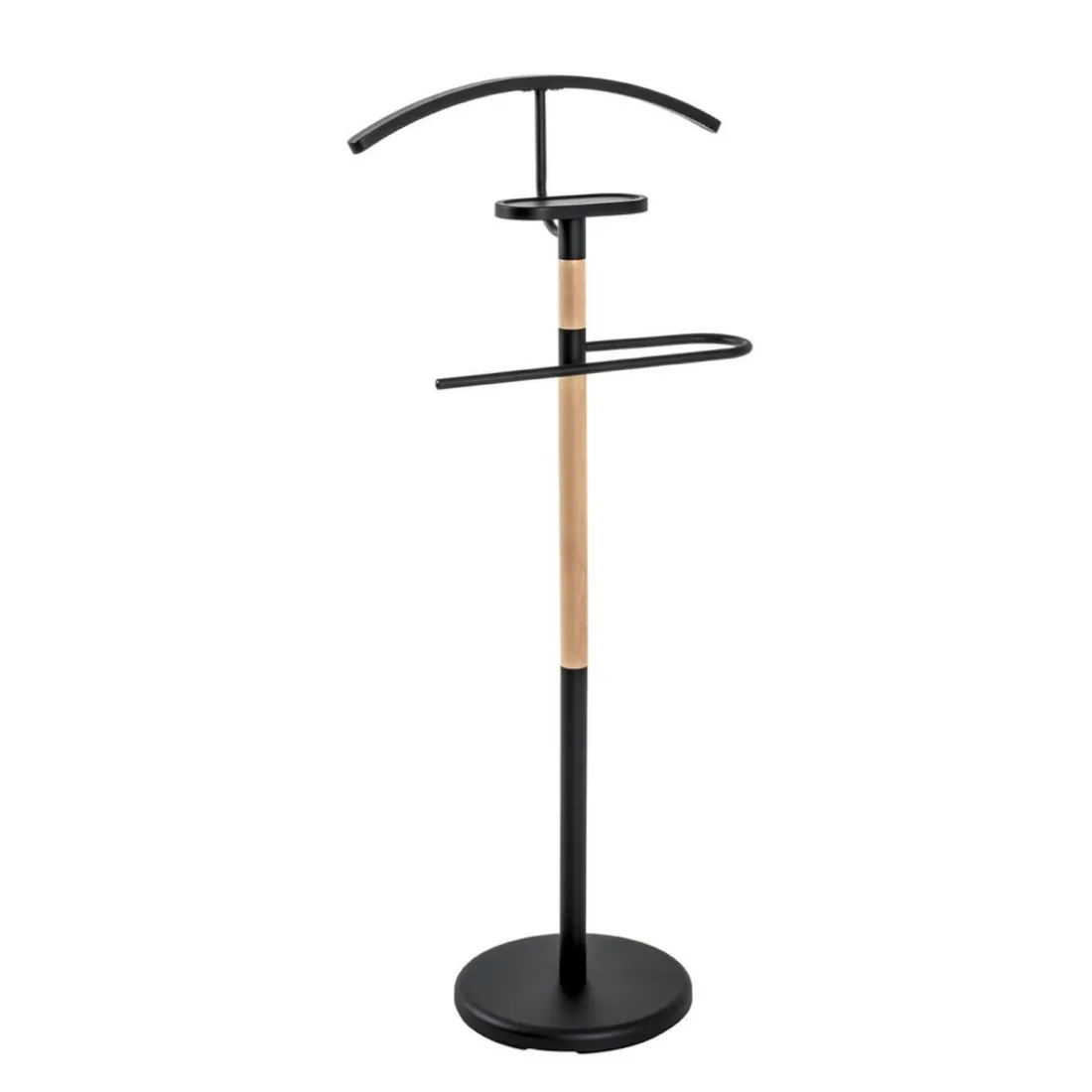 Valet de chambre bois et métal h112 cm