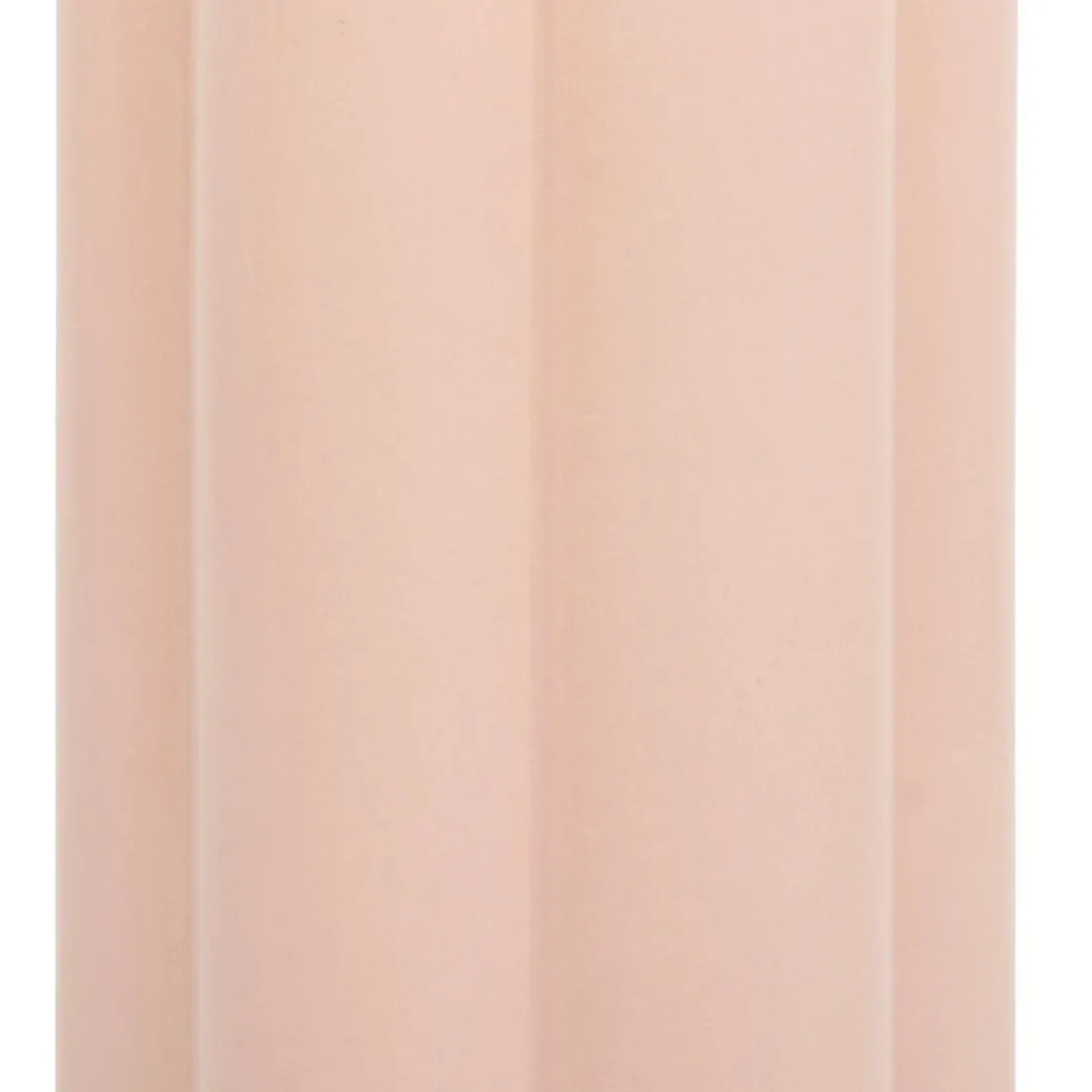 Vase céramique forme fleur H28cm rose clair