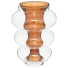 Vase double ambre Matali