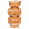 Vase en Verre Vintage Ambre Bev H25cm