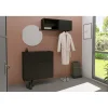Vestiaire murale DARK 8 anthracite