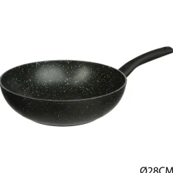 Wok aluminium forgé